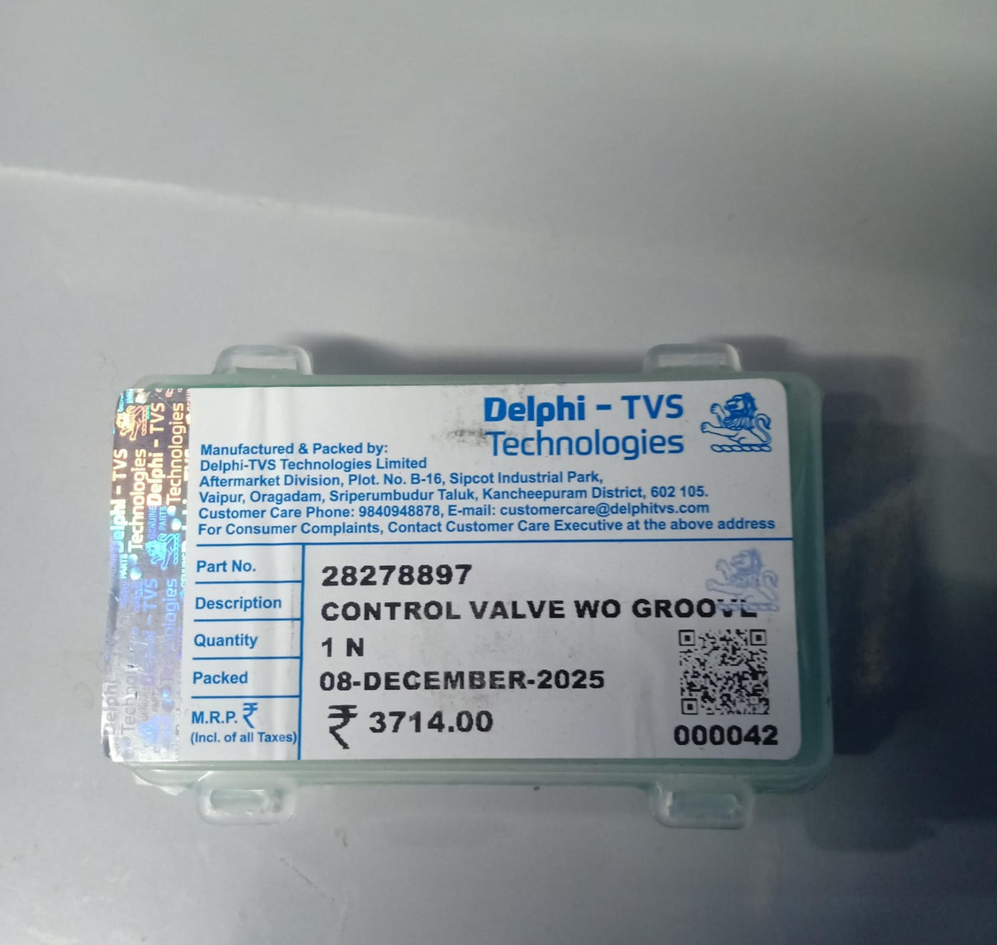 Delphi TVS 28278897 Control Valve 2.2L