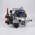 Mechanical pump with various components on a reflective surface